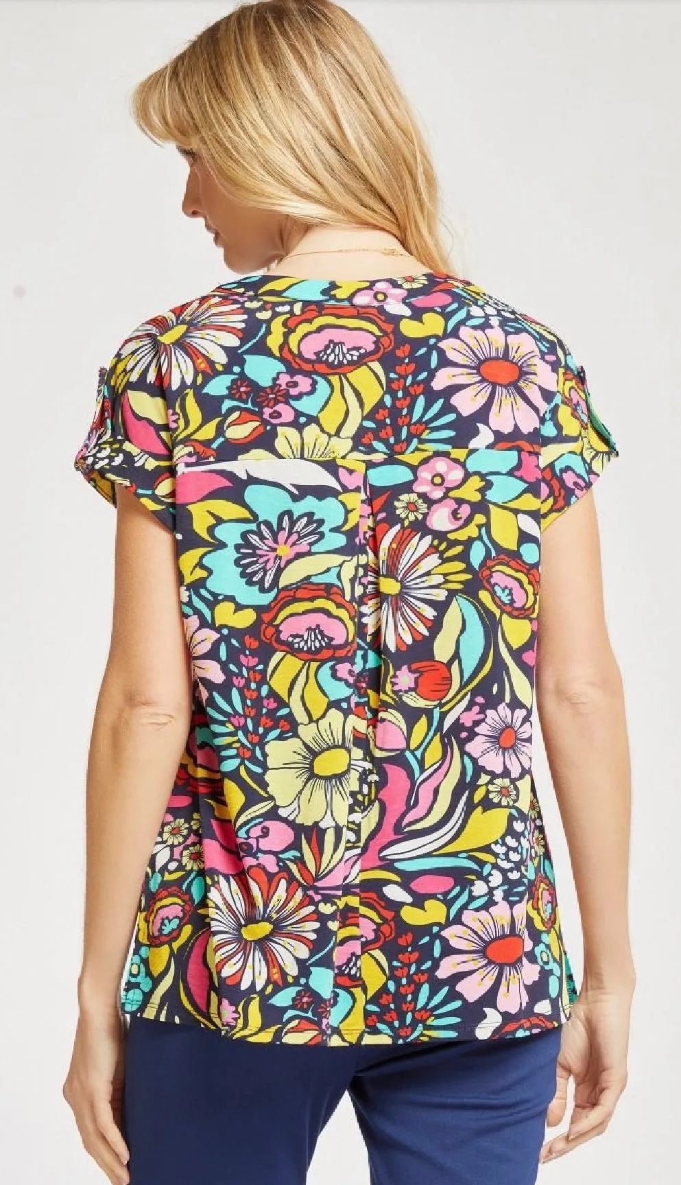 $10 😱 Sz S—Lizzy Short Sleeve Floral Top NO RETURNS