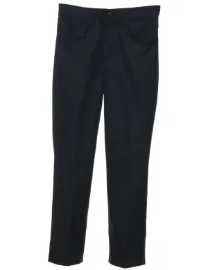 1970s Navy Classic Trousers - W31 L28