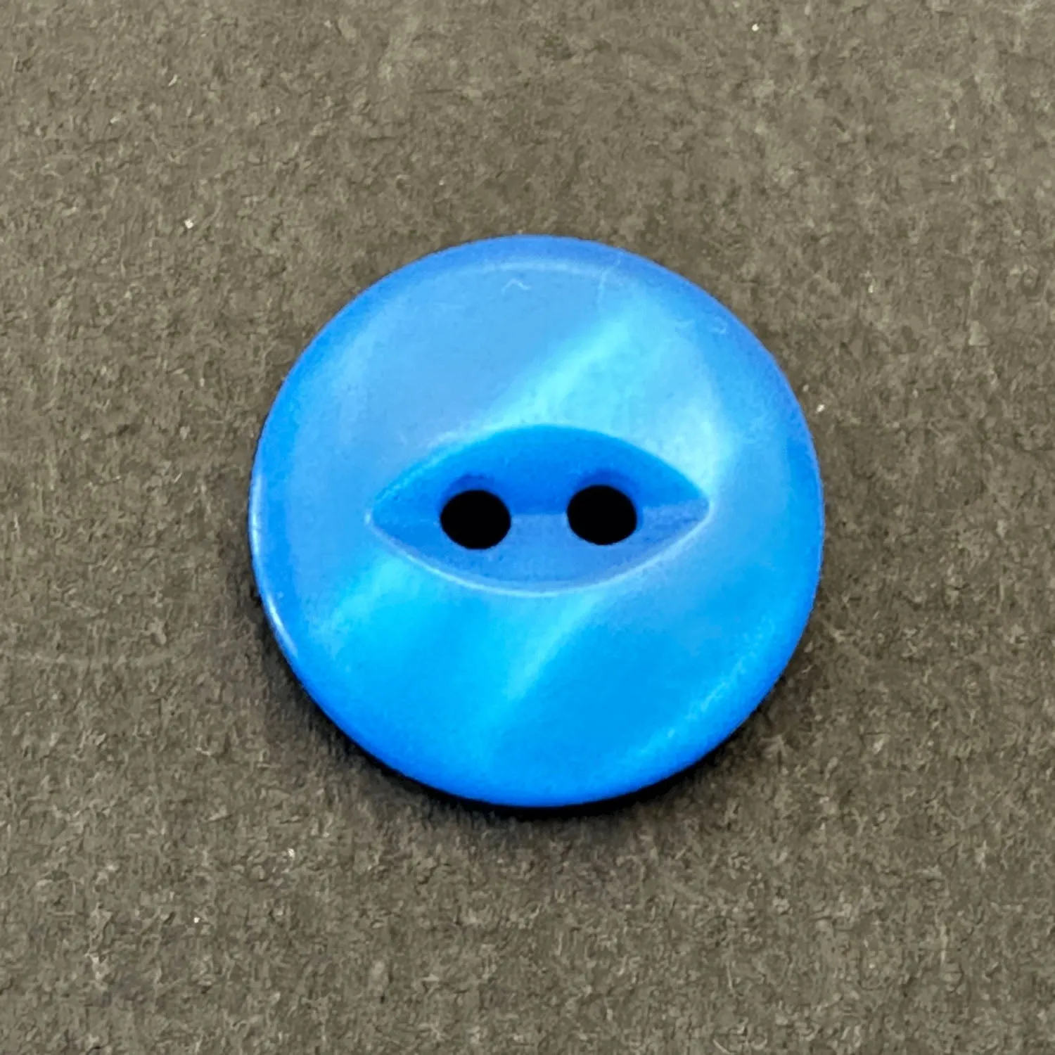 2 Hole Fish Eye Shiny Shirt Button 12mm
