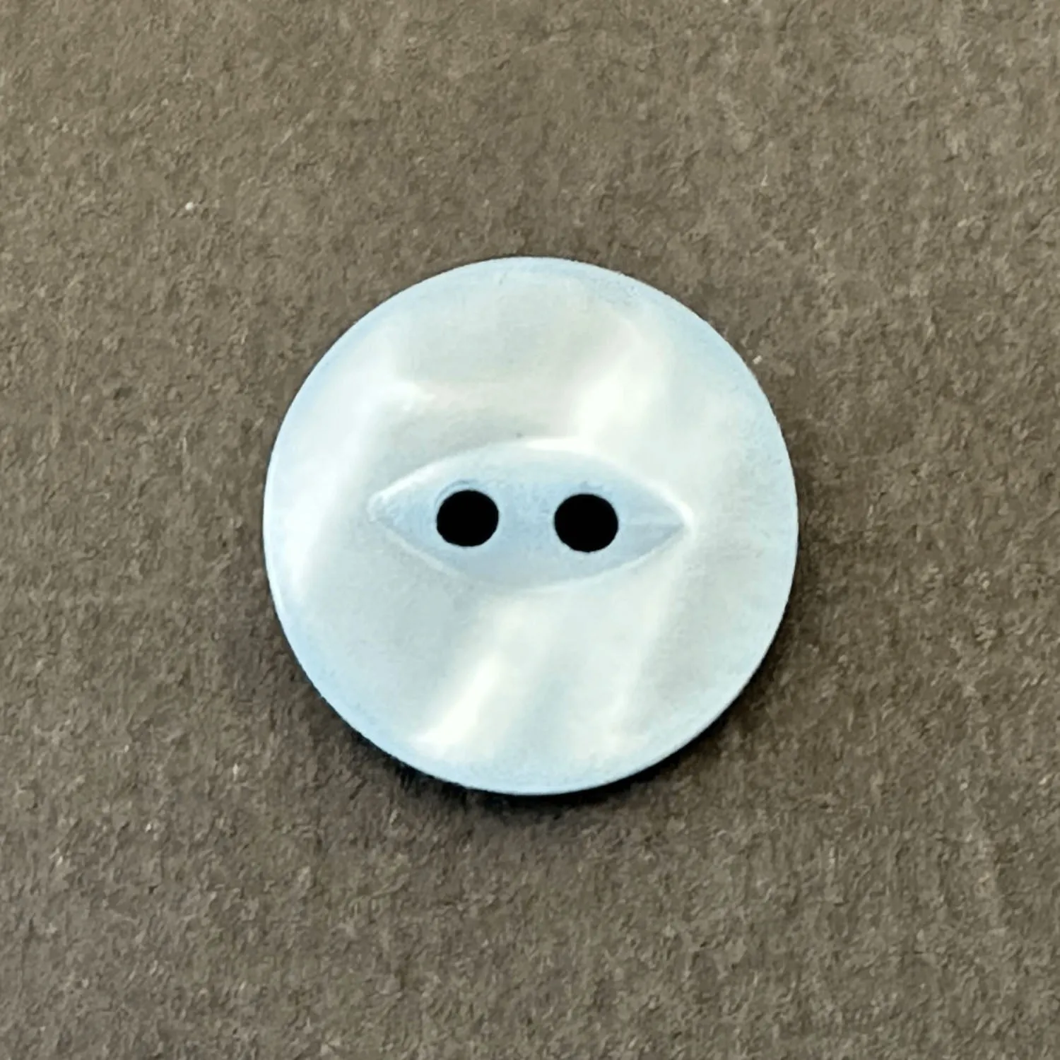 2 Hole Fish Eye Shiny Shirt Button 12mm