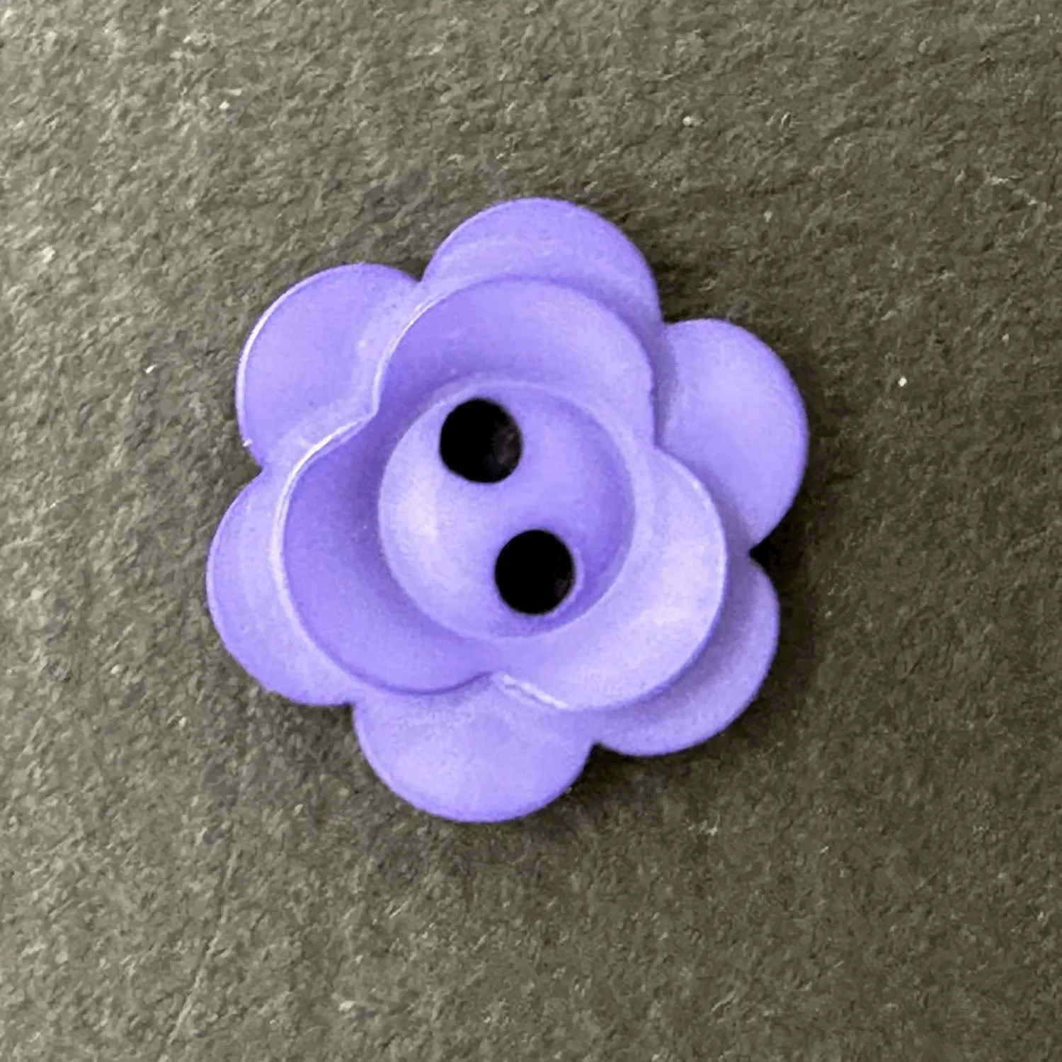 2 Hole Matt Flower Button 12mm