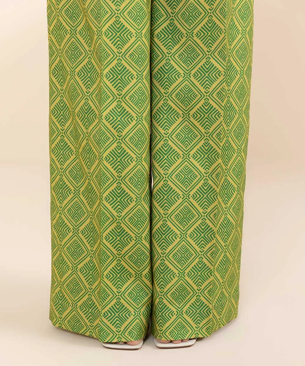 2 Piece - Printed Linen Suit