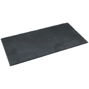 30cm x 12cm Rectangle Slate Serving Platter - By Argon Tableware