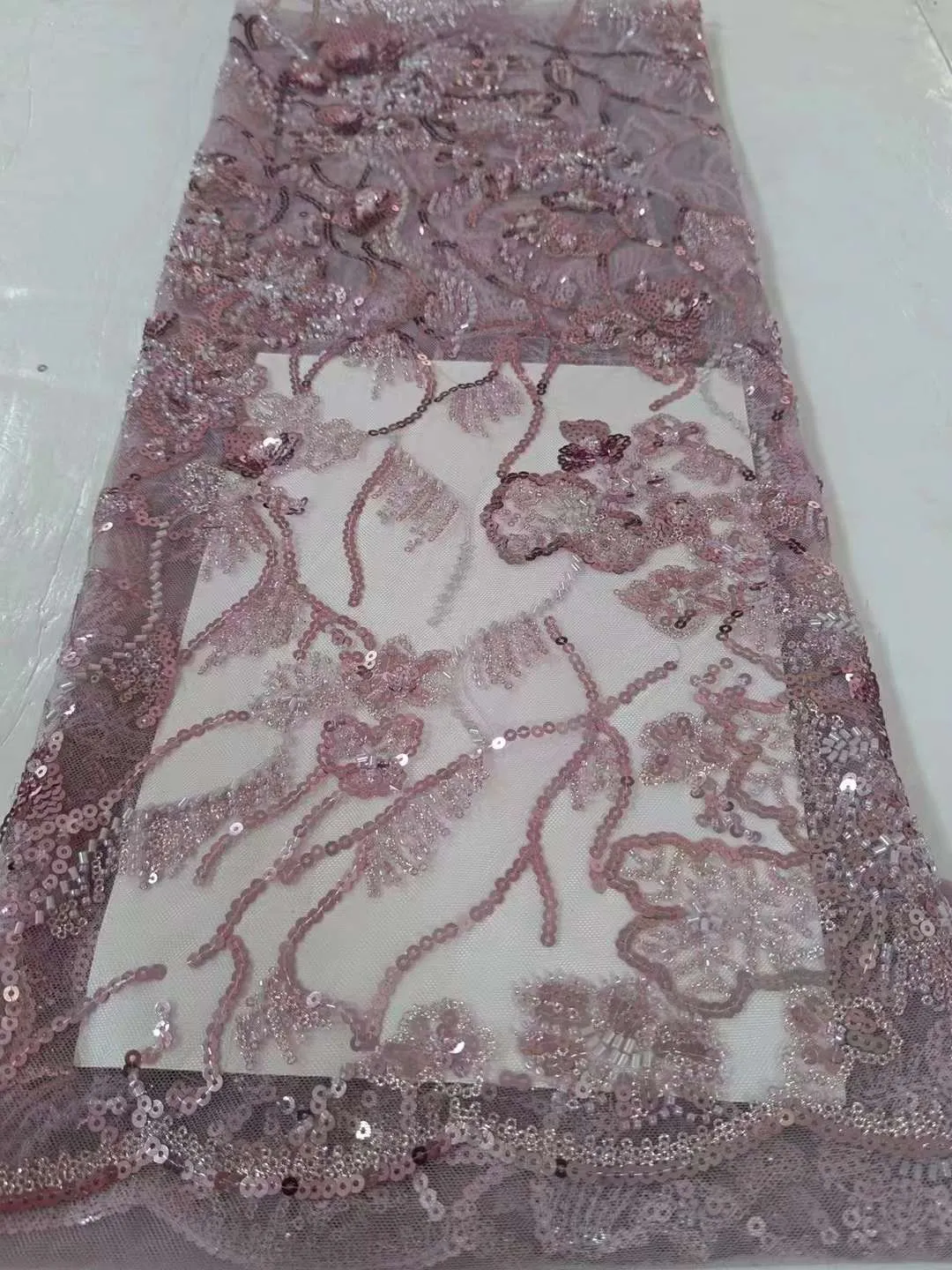 5 COLORS / 13 COLORS / Floral Embroidered African French Mesh Lace Party Prom Bridal Dress Fabric