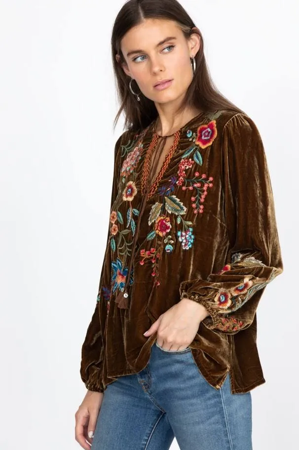 Ardell Velvet Relaxed Blouse