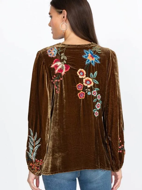 Ardell Velvet Relaxed Blouse