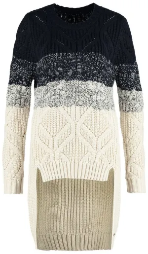 Asymmetric Long Wool Knit Sweater