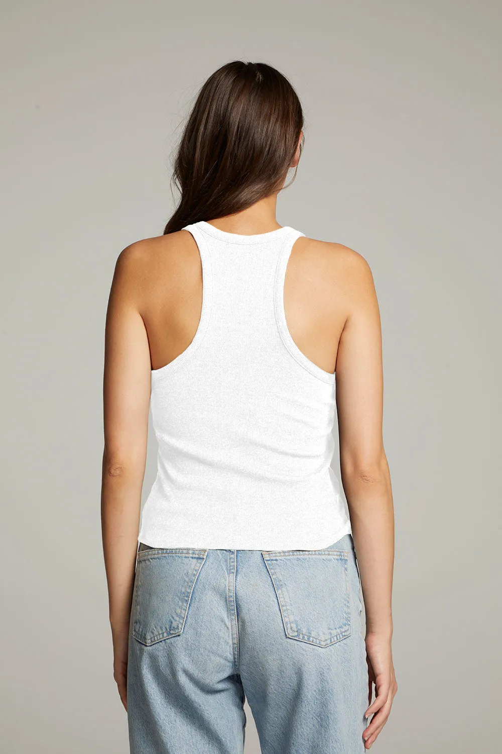 August White Tank Top