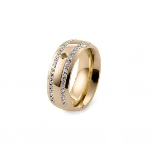 Basic Lecce Gold Plated Ring | Qudo