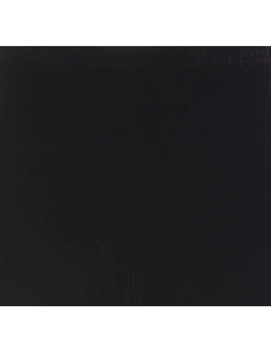 Black Elasticated Waist Velvet Trousers - W28 L29