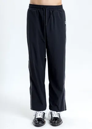Black Layered Wide Pants