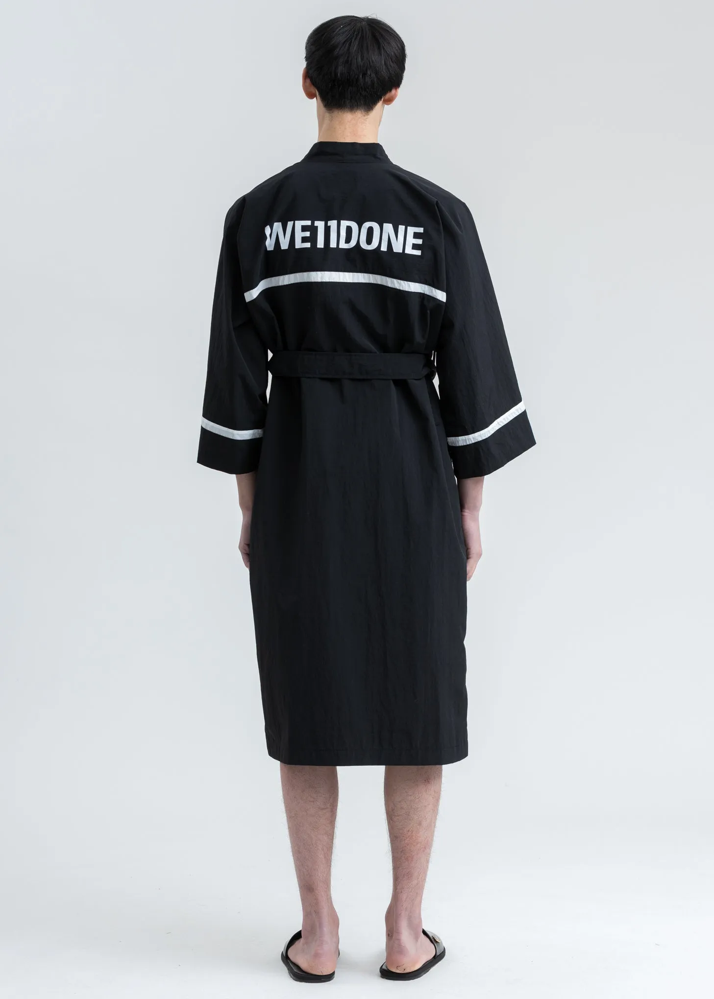 Black Wide Sleeves Night Gown