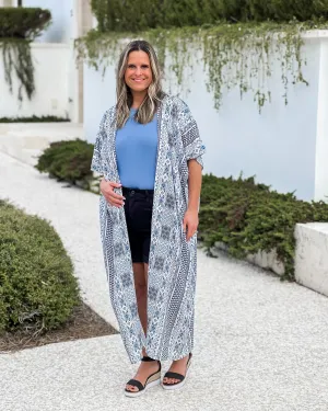 Bohemian Long Kimono