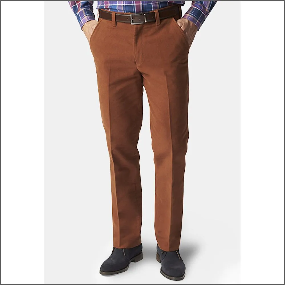 Brook Taverner Ginger Kerswell Moleskin Trousers==