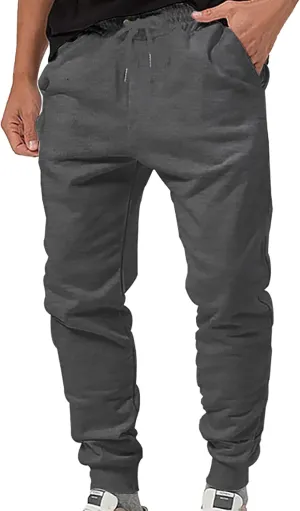 Casual Trousers Casual Jogger Work Pants Men's Slim-Fit Wrinkle- Flat-Front Chino Mens Loose Fleece Cargo Trousers