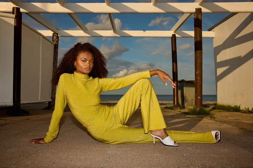 Cattia Trousers - Golden lime