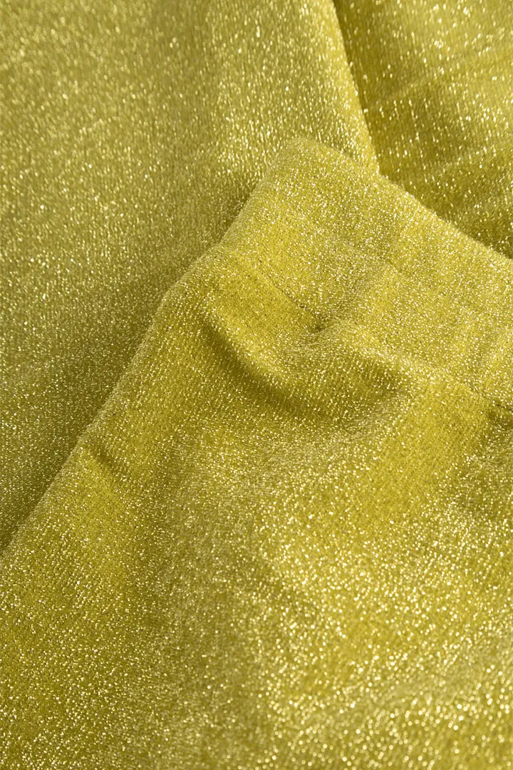 Cattia Trousers - Golden lime