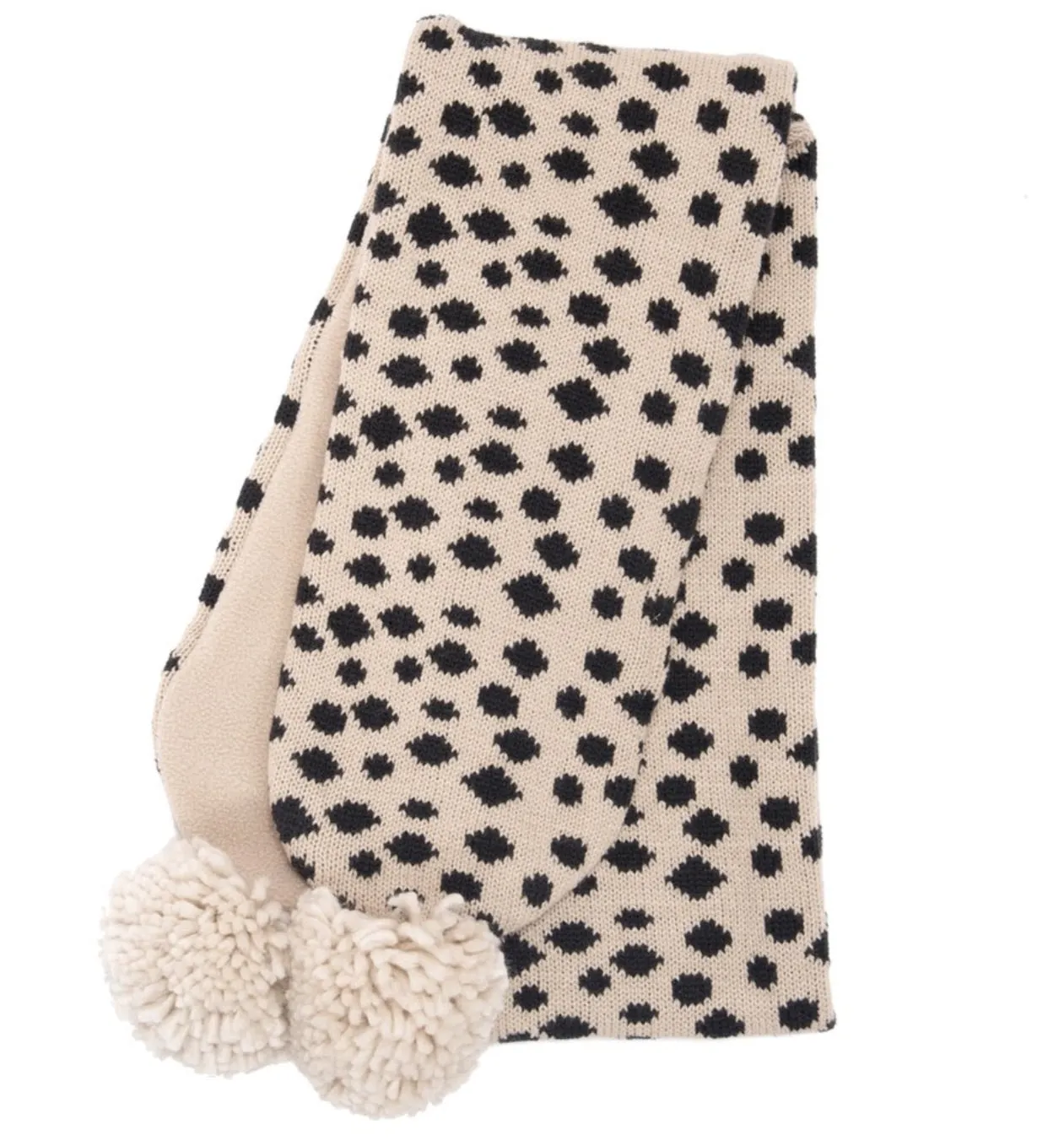 CHEETAH KNIT SCARF