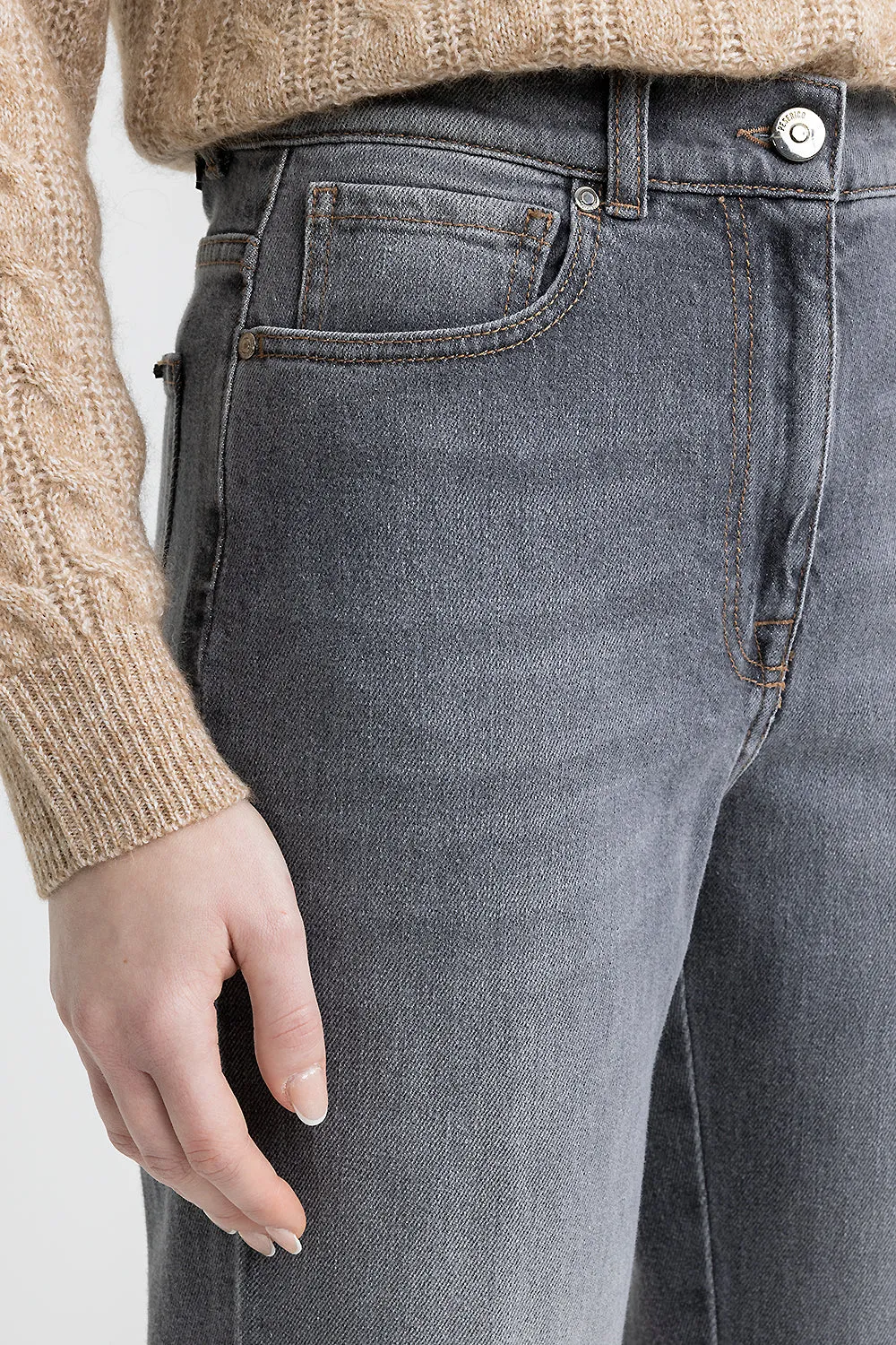 Comfort cotton denim jeans