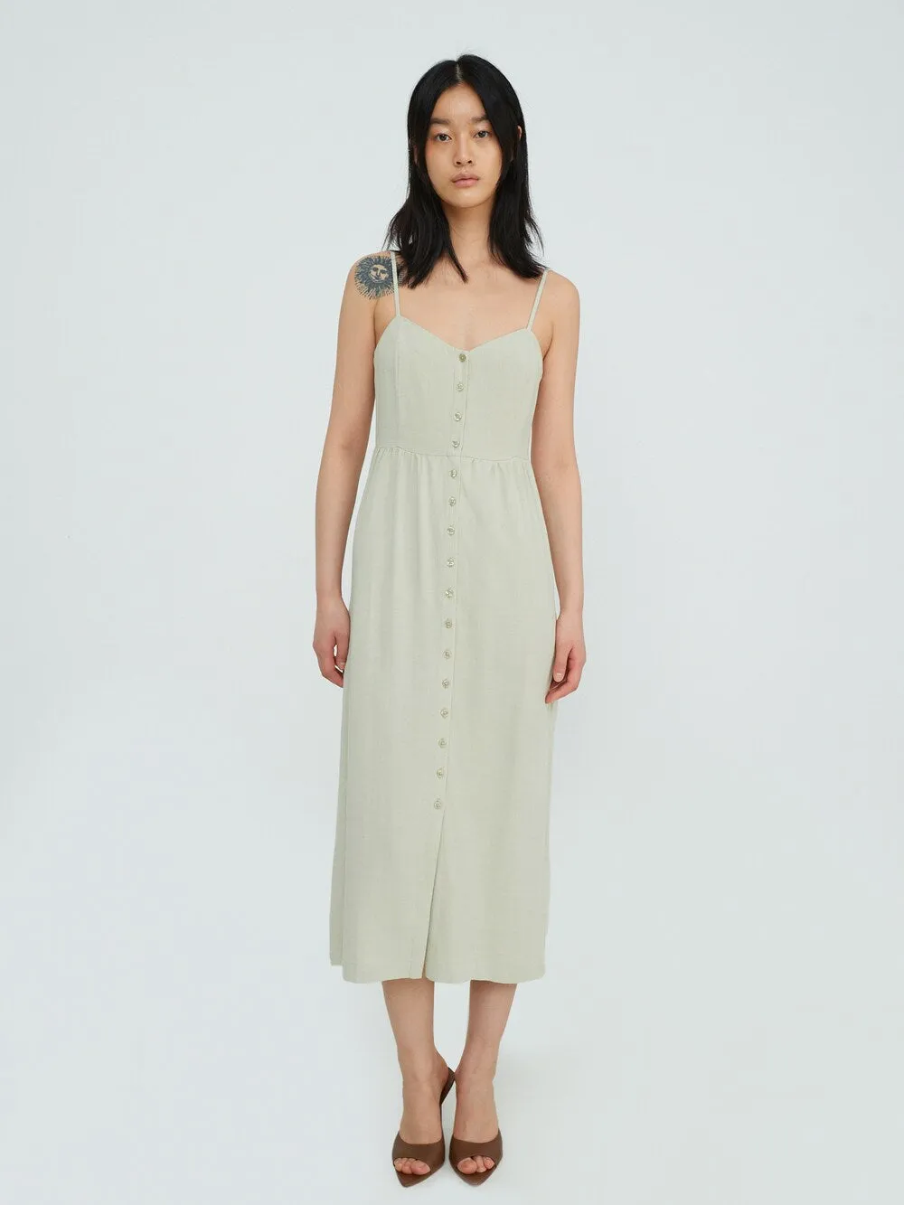 Edited Lee dress, light green