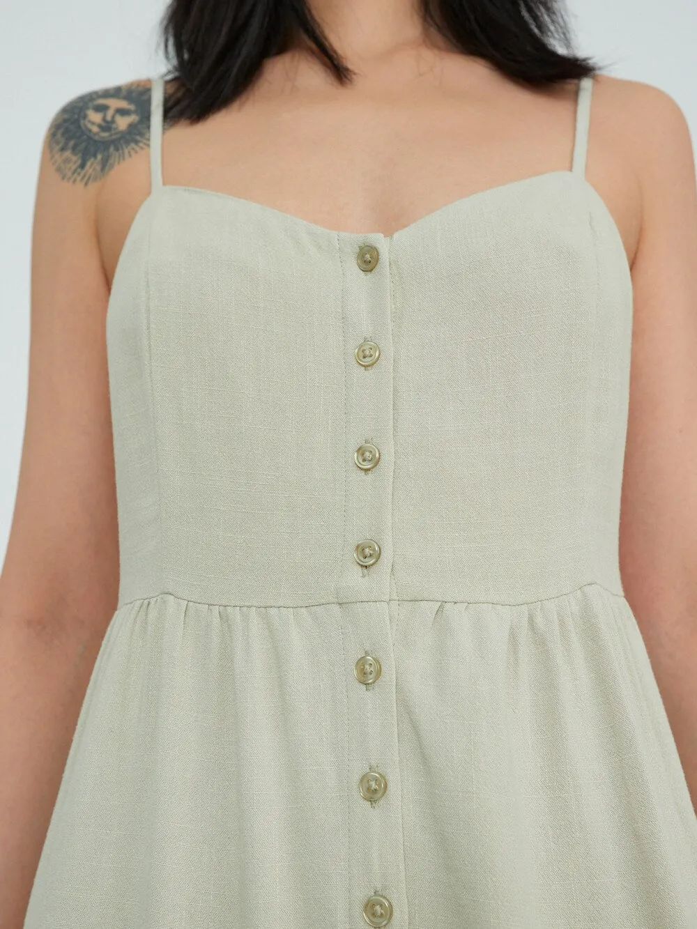 Edited Lee dress, light green