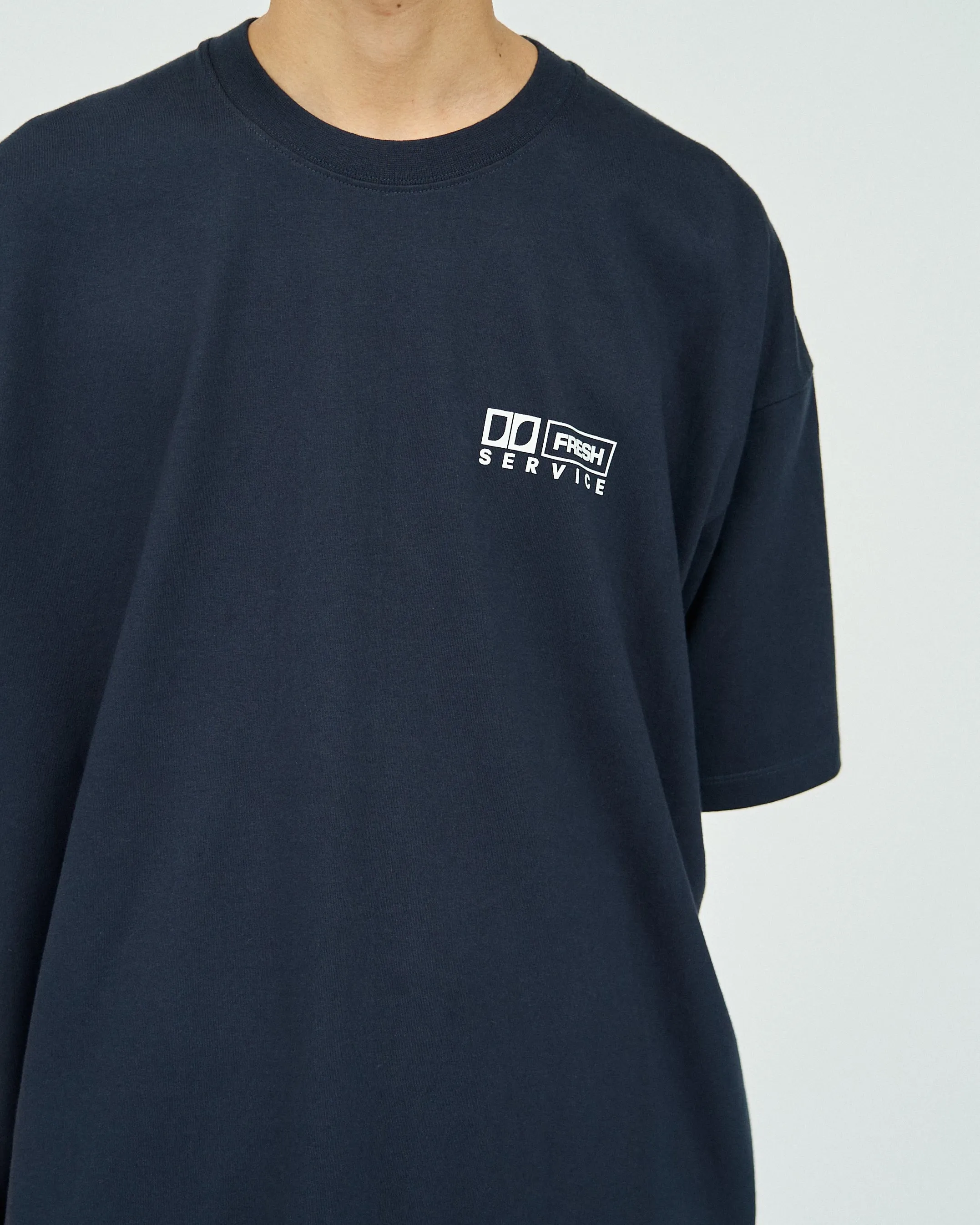 Fresh Service / Corporate Printed S/S Tee "FS" - Navy