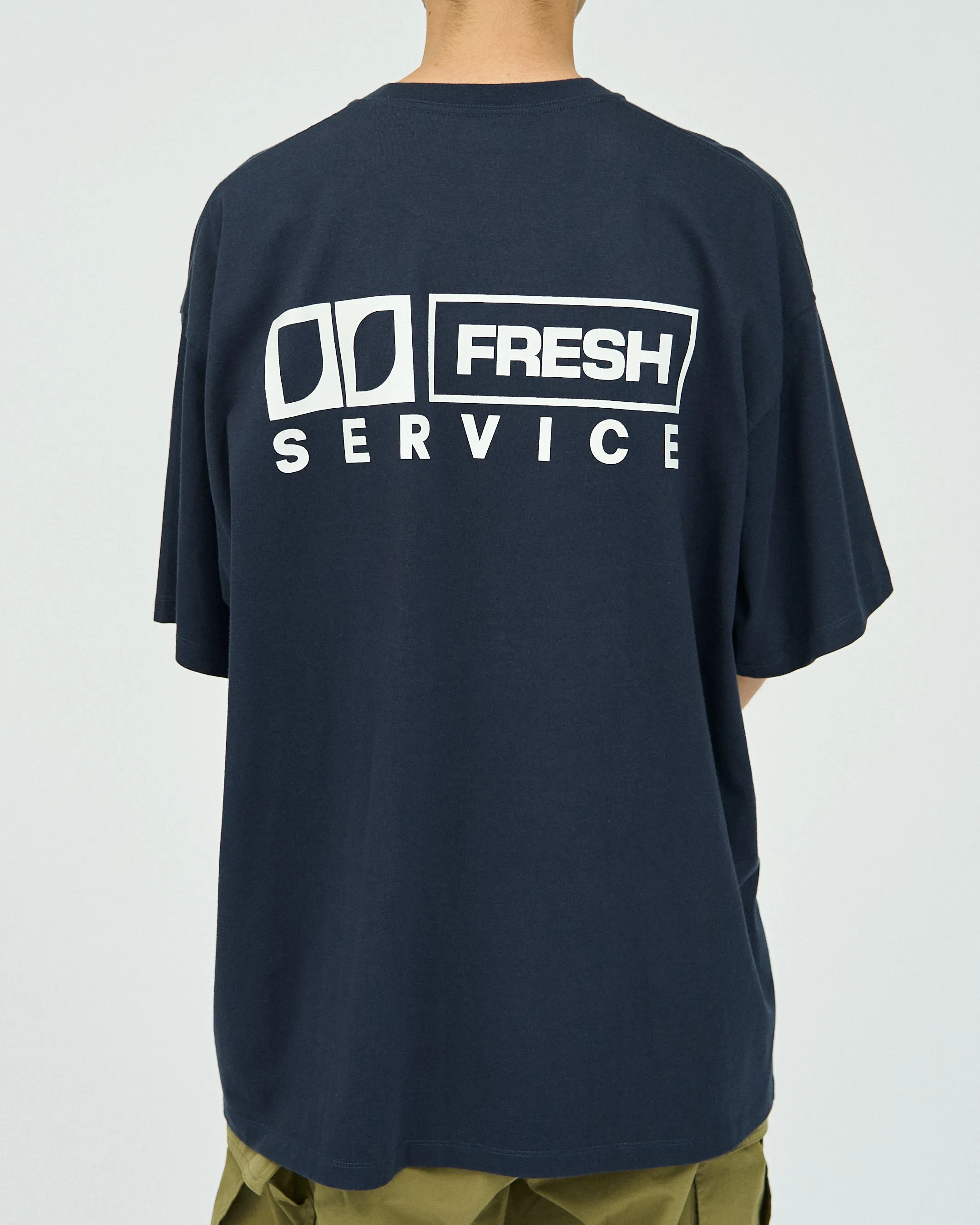 Fresh Service / Corporate Printed S/S Tee "FS" - Navy