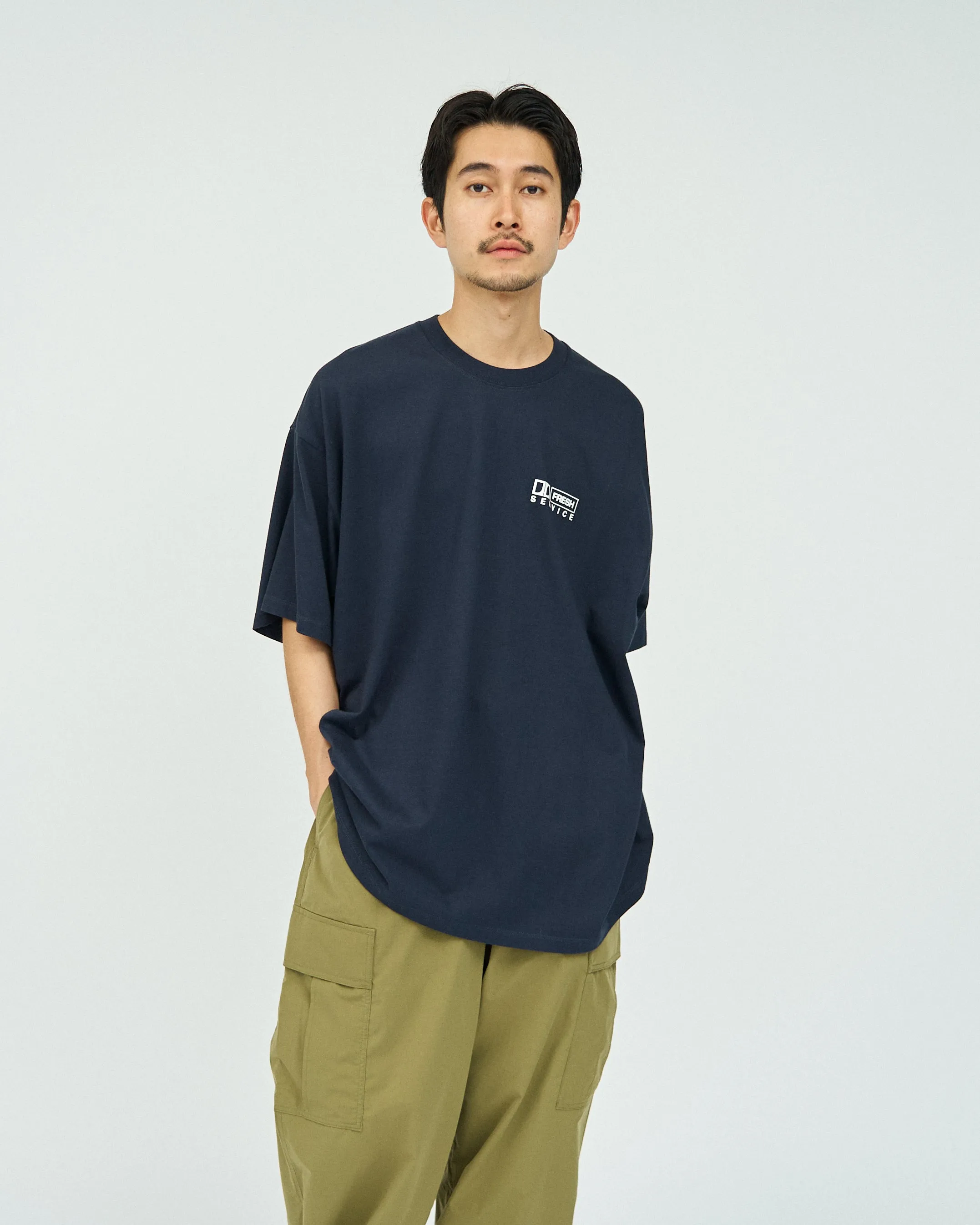 Fresh Service / Corporate Printed S/S Tee "FS" - Navy