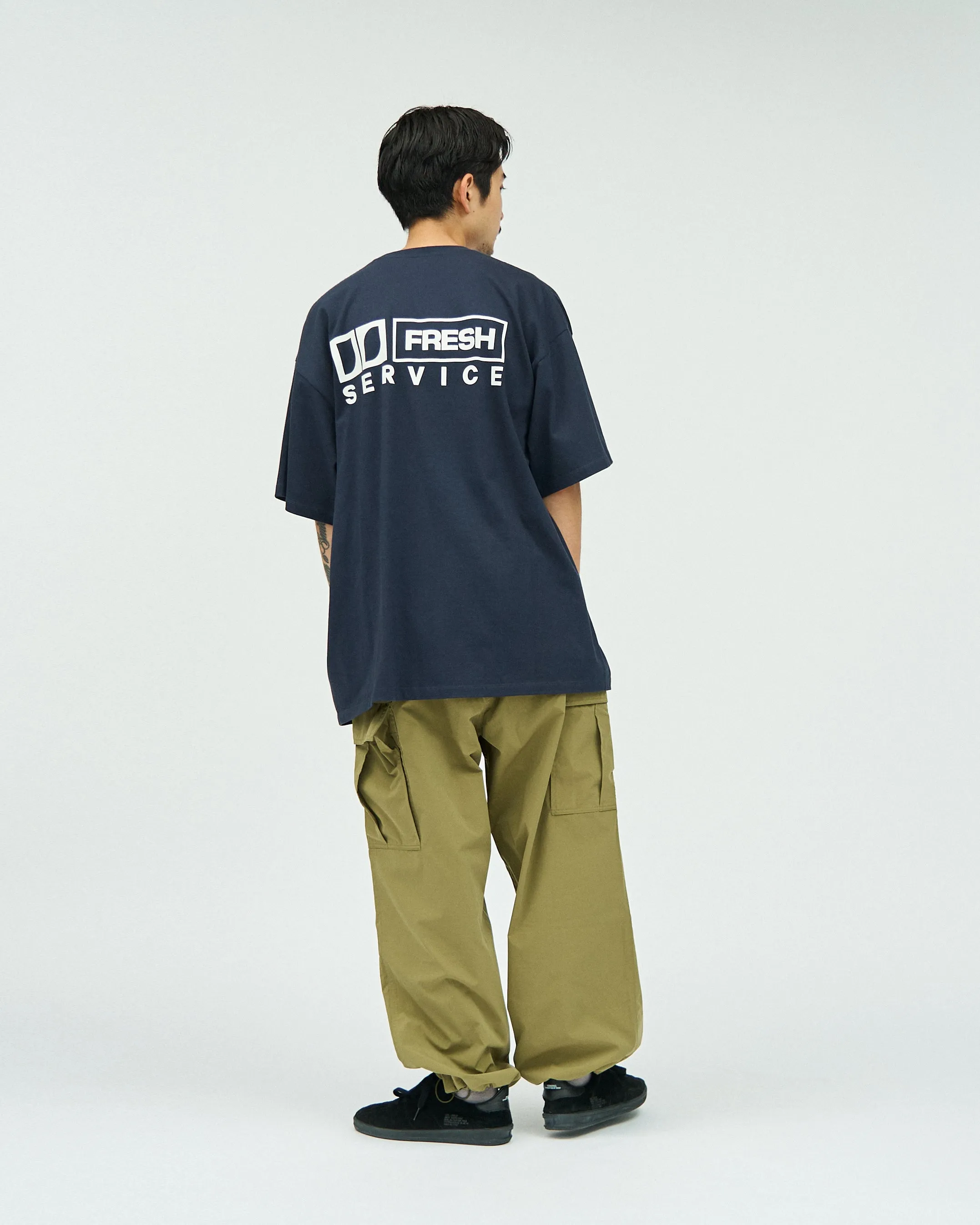 Fresh Service / Corporate Printed S/S Tee "FS" - Navy