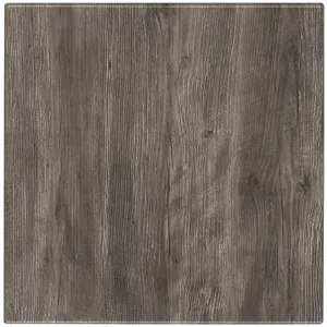 GR536 Werzalit Pre-drilled Square Table Top  Ponderosa Grey 800mm