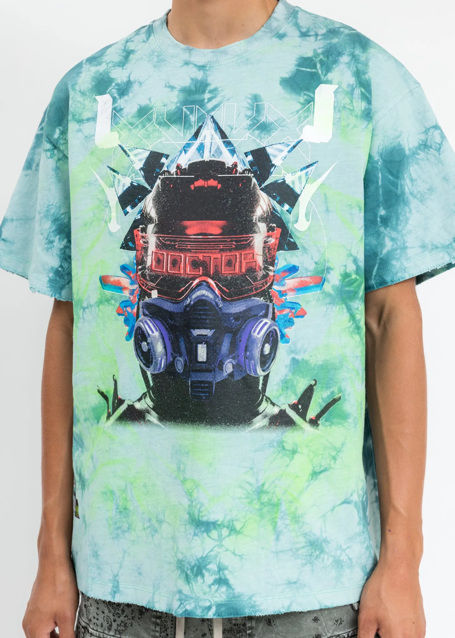 Green Tie Dye Research T-Shirt