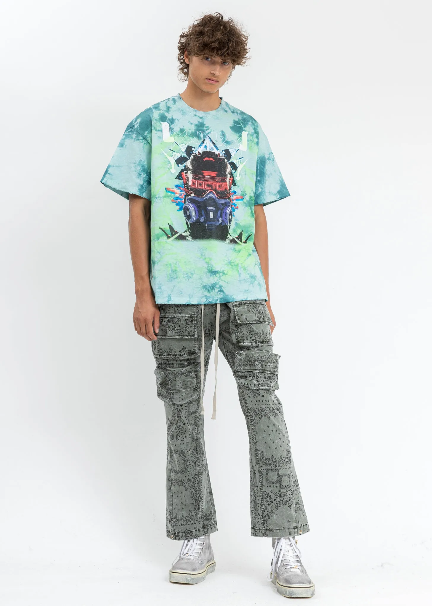 Green Tie Dye Research T-Shirt