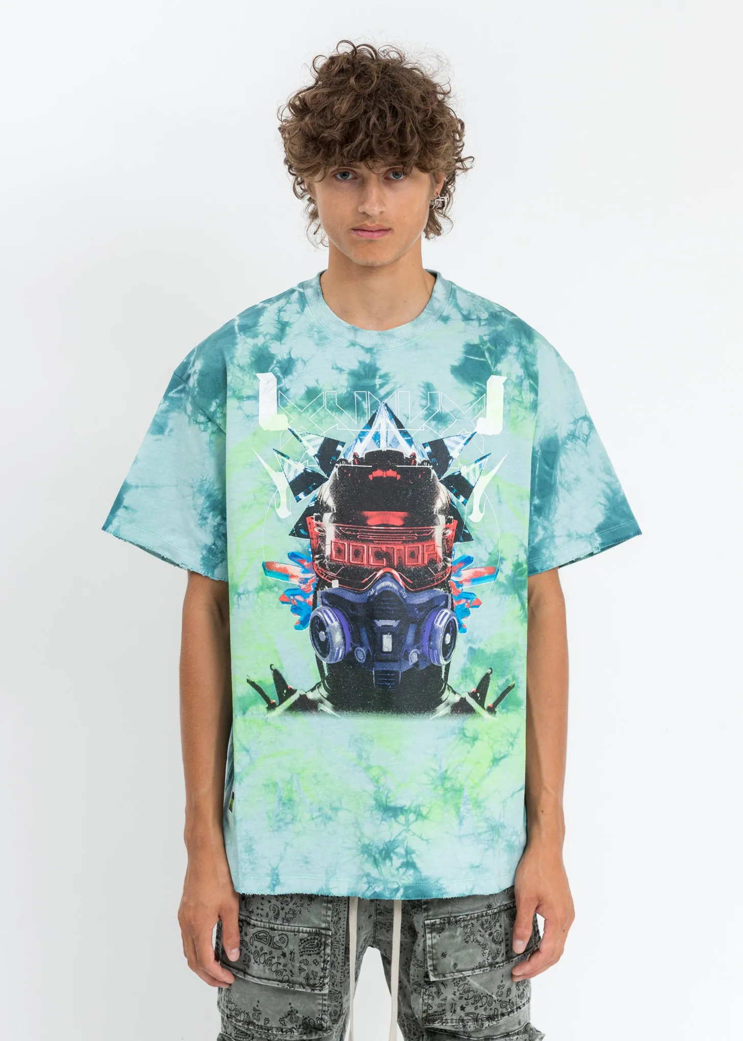 Green Tie Dye Research T-Shirt