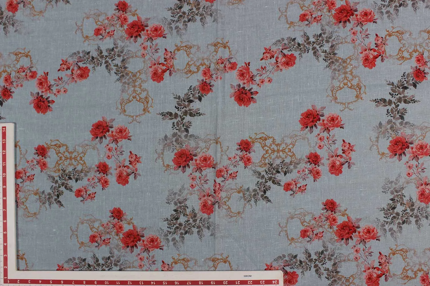 Grey Polyester Fabric