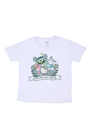 Hello Kitty And Friends Team Sports Graphic Relaxed Tee