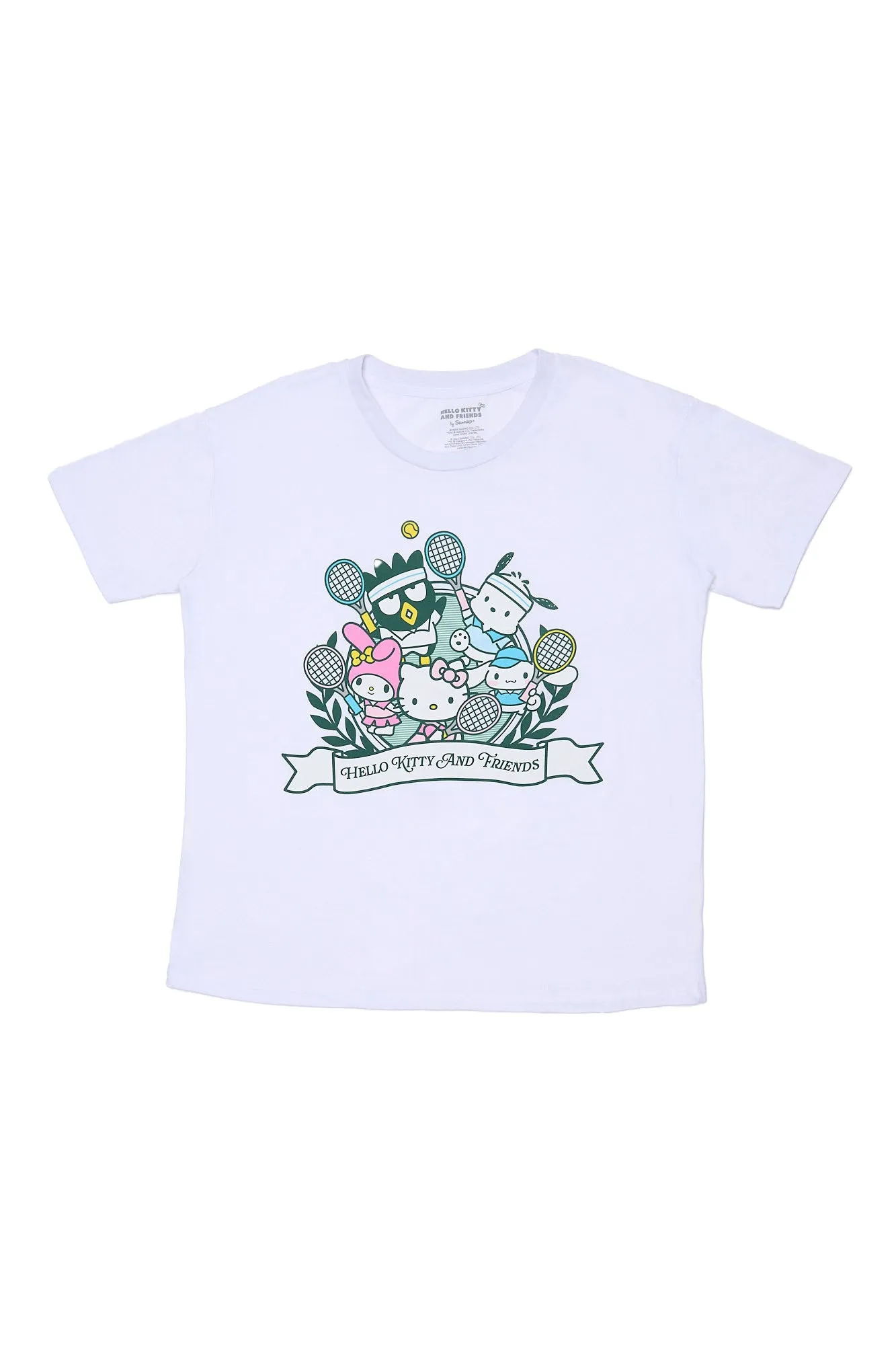 Hello Kitty And Friends Team Sports Graphic Relaxed Tee
