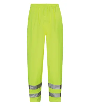 Hi Vis Yellow Breathable Over Trousers - VIKING