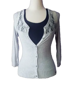 Hollister Sheer Lace Cardigan