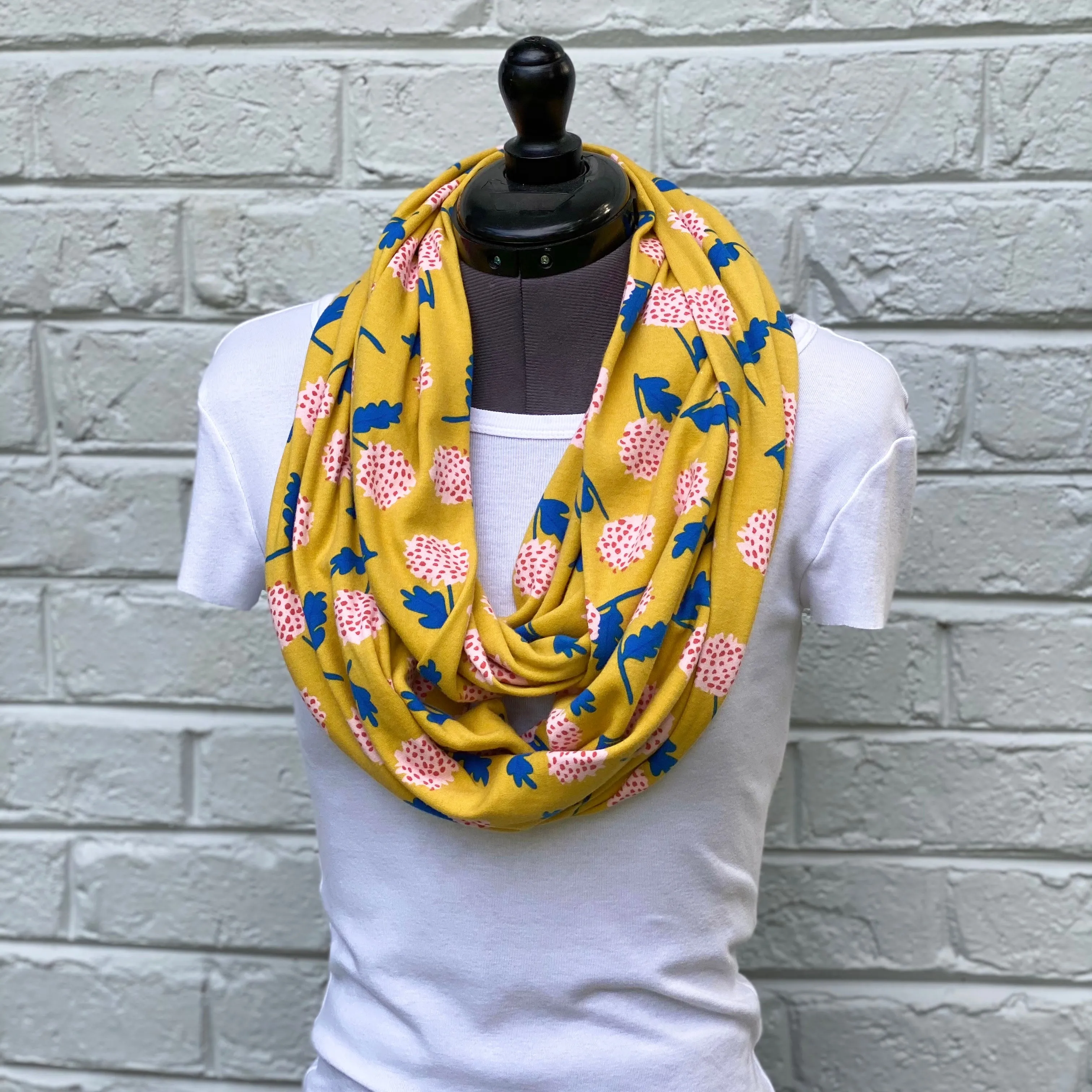 Infinity Scarf Pompoms