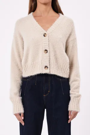Kate Knit Cardigan - Mushroom