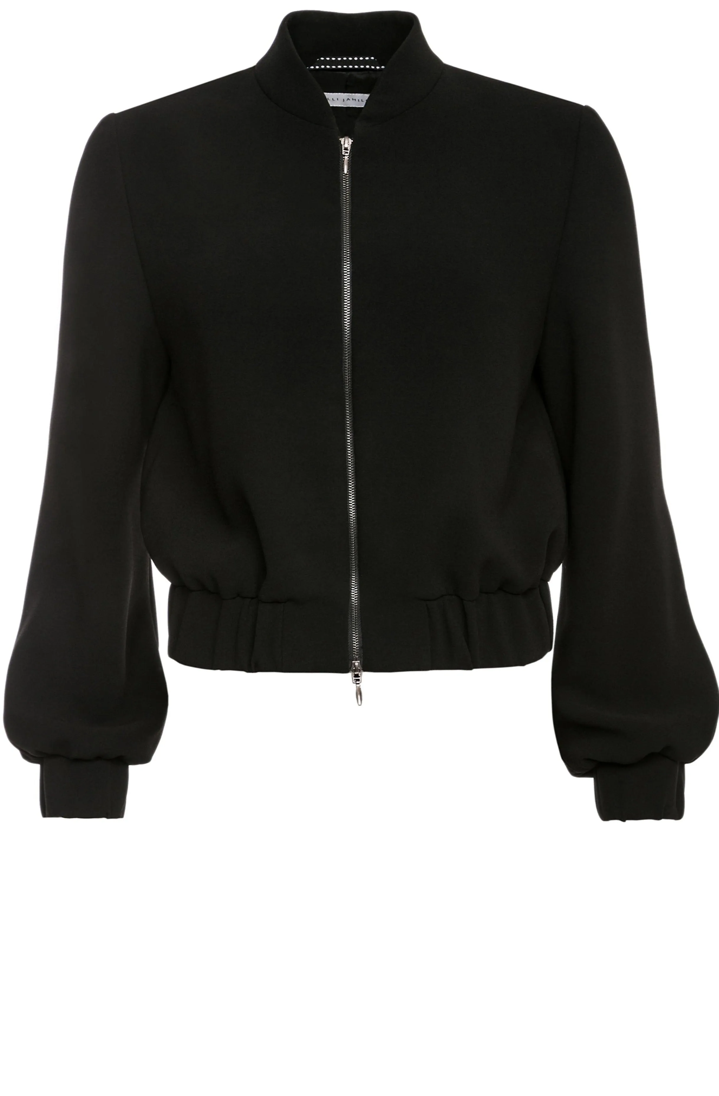 Kylie Black Bomber Jacket