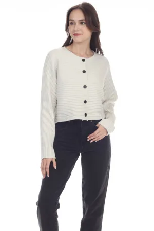 LAUREN RIBBED CARDI