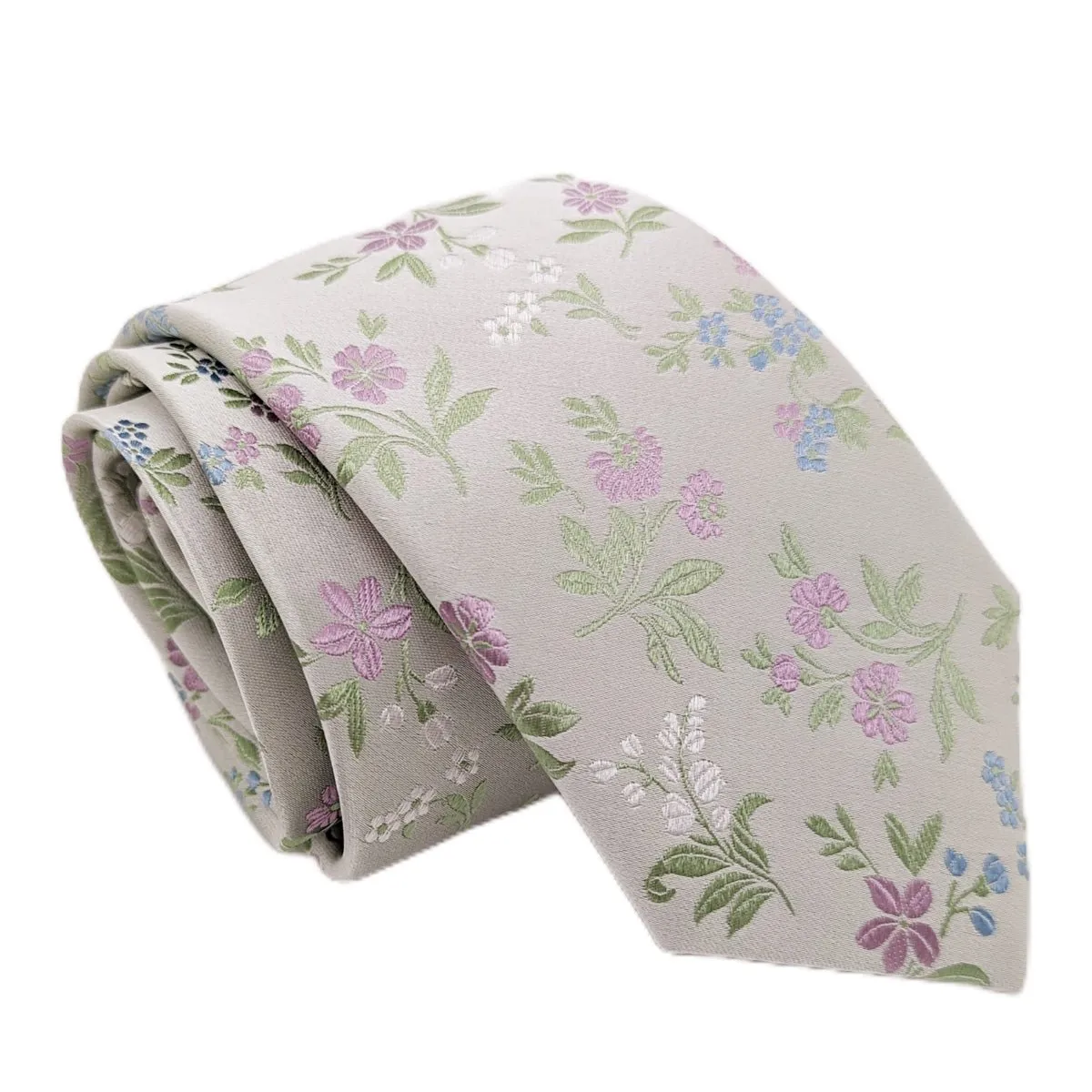 Meadow Floral Silk Wedding Swatch