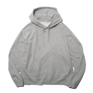 MIDWEIGHT TERRY RELAXED HOODIE "HEATHER GREY"