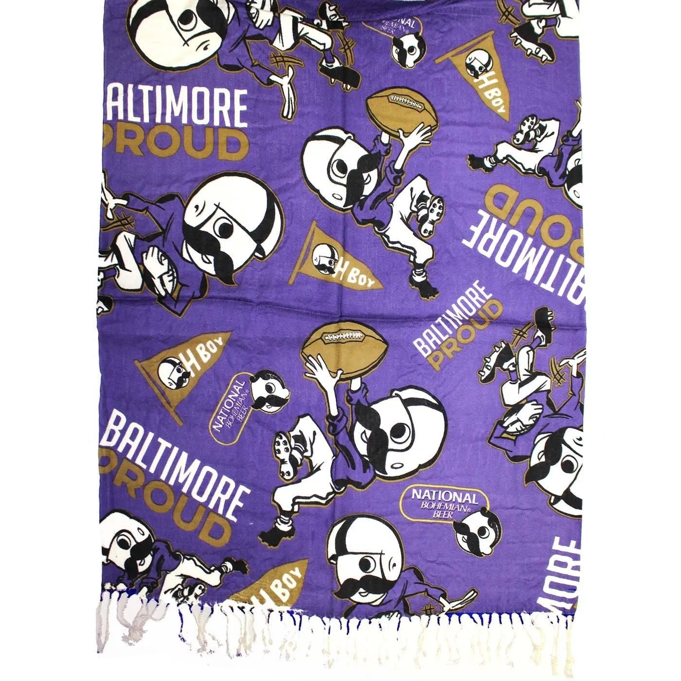 Natty Boh Football (Purple) / Scarf