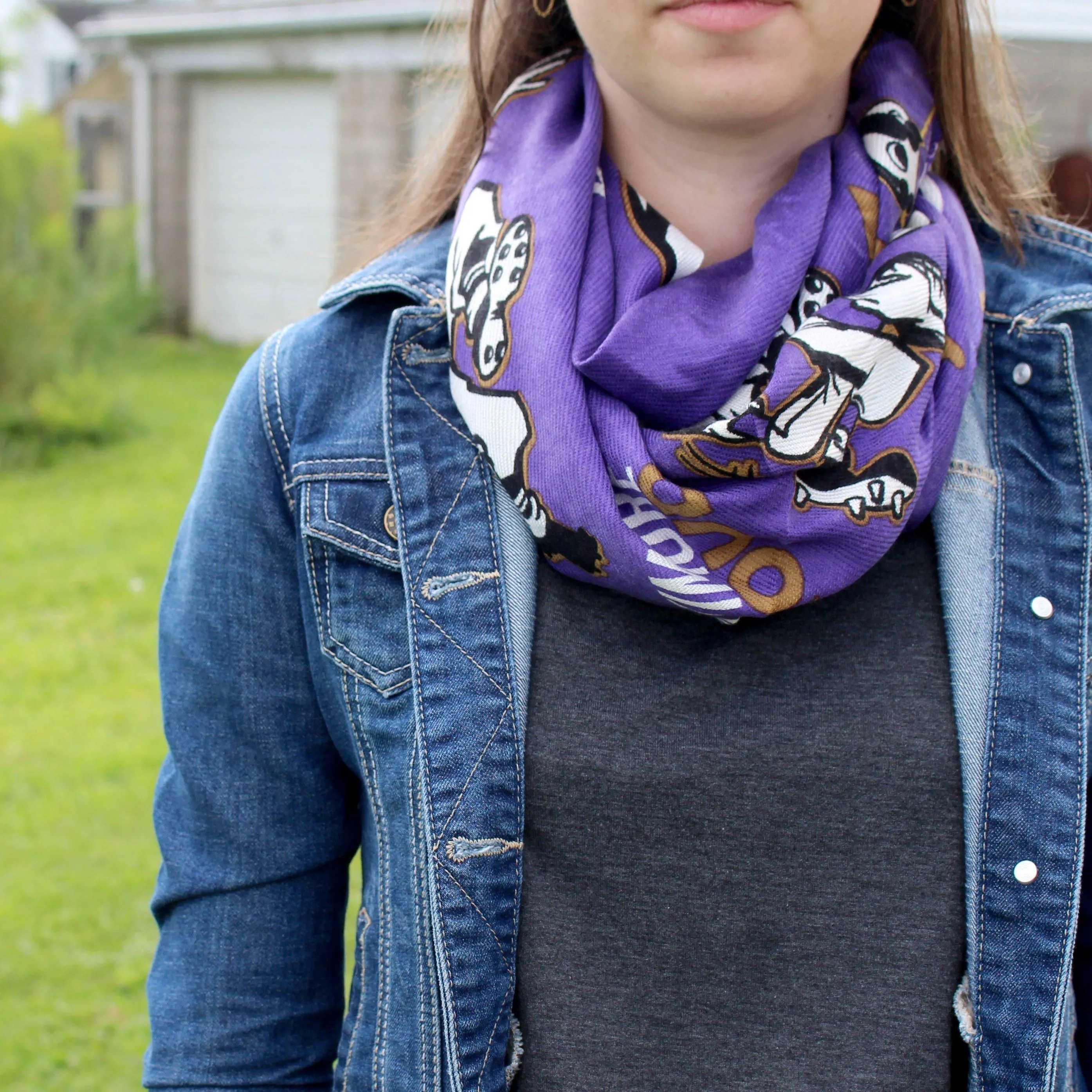 Natty Boh Football (Purple) / Scarf