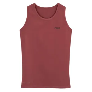 Nox Padel Maroon Women's Round Neck Top