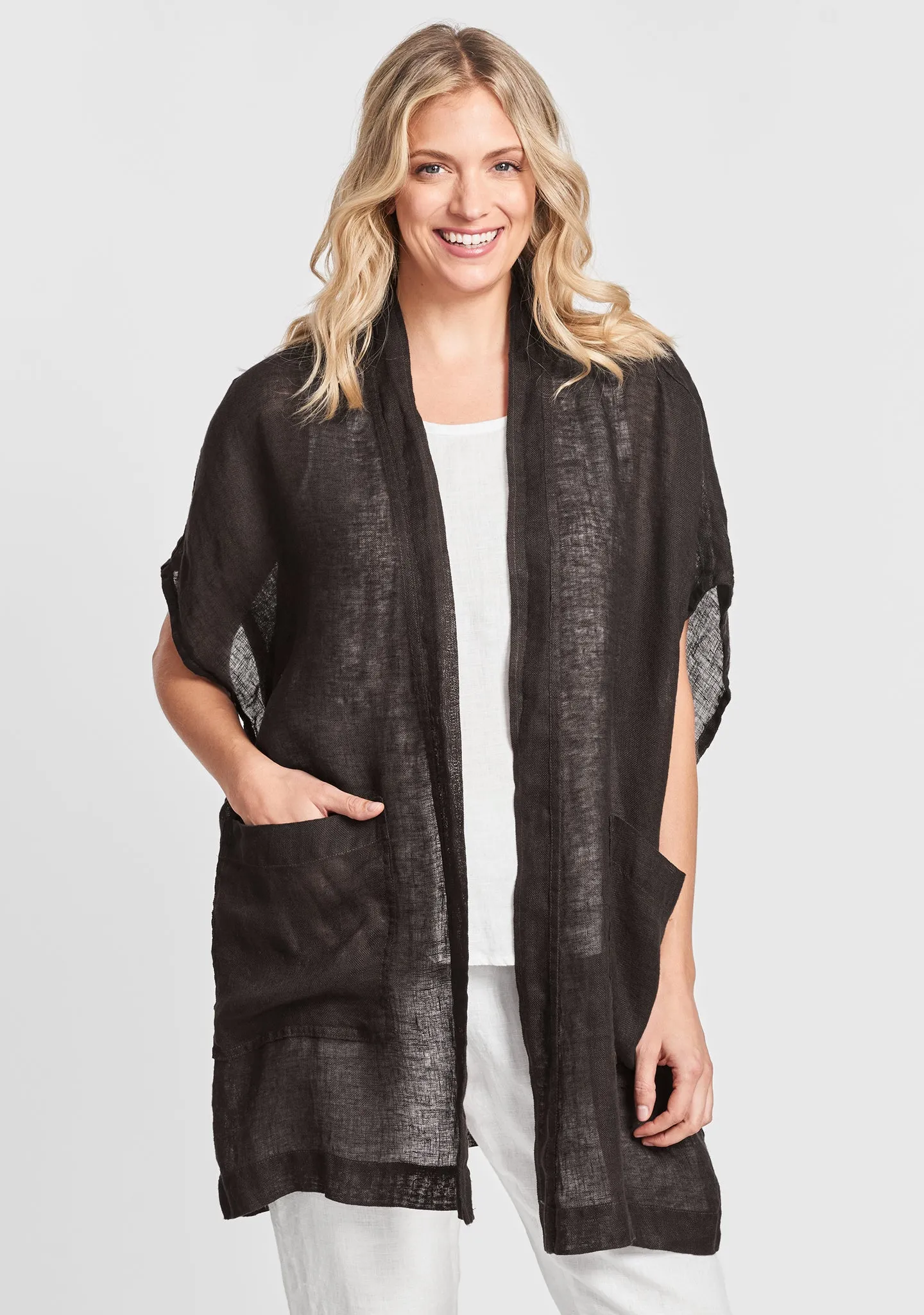 Obscure Cardigan - Linen Cardigan - FINAL SALE