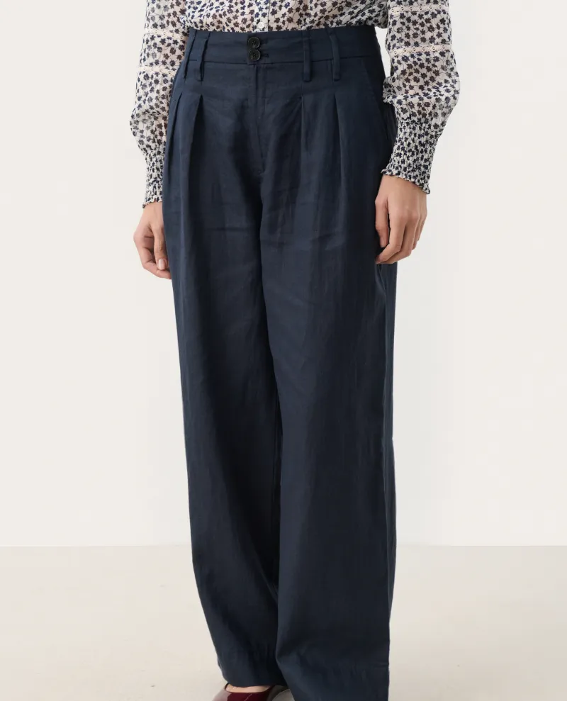 Part Two Nanati Linen After Midnight Trousers