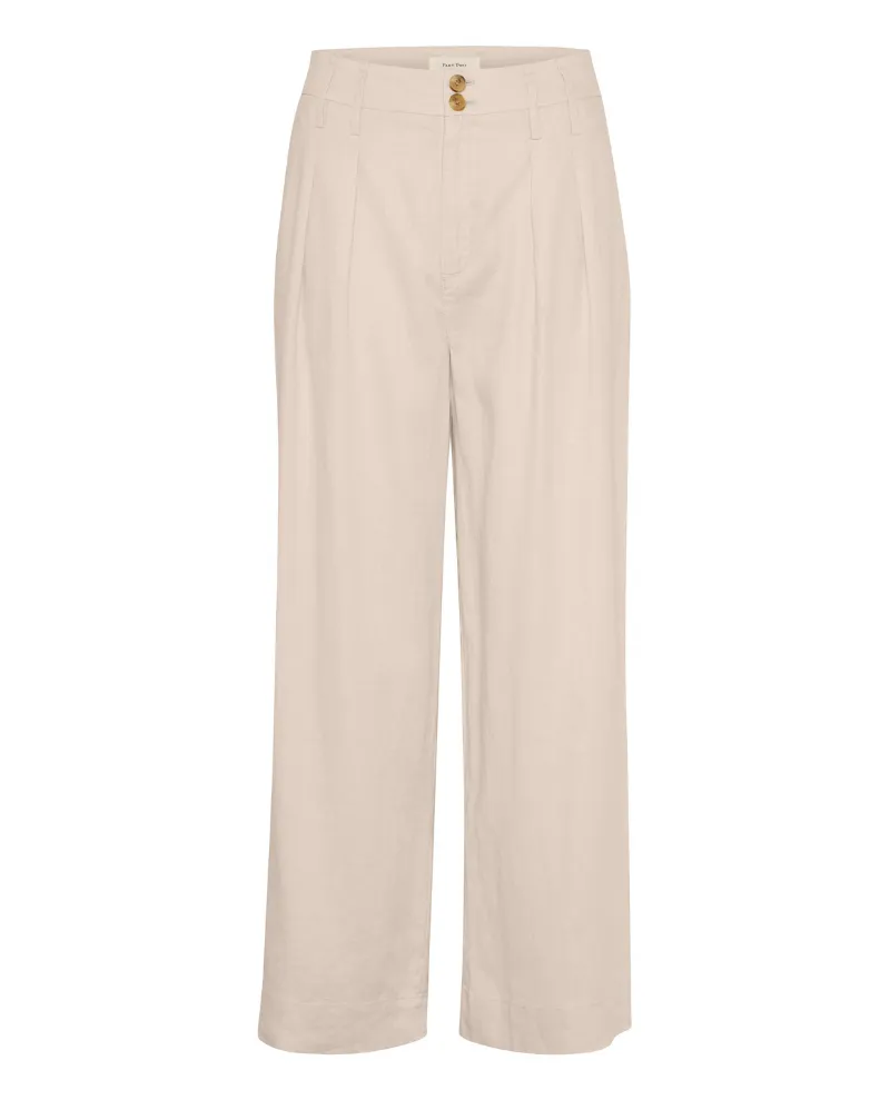 Part Two Nanati Linen French Oak Trousers